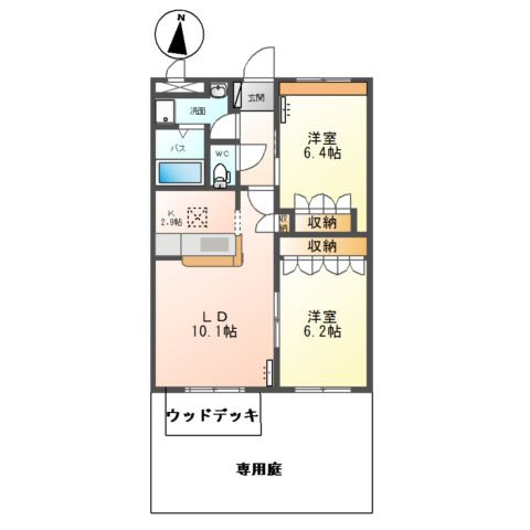 レジデンス壱番館の間取り