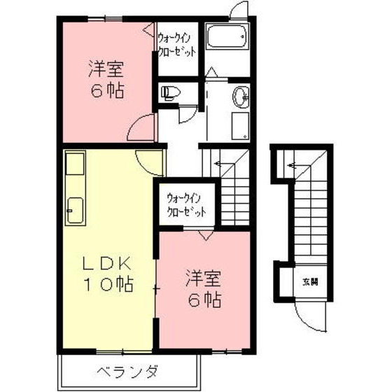 ジュネスＹＭの間取り