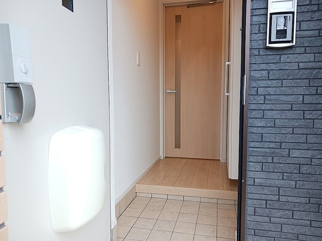 ソレイユ福岡　Ａの玄関|シンプルで使いやすい玄関です