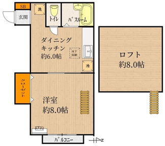 【間取り】 | コーポ寿（コーポコトブキ）