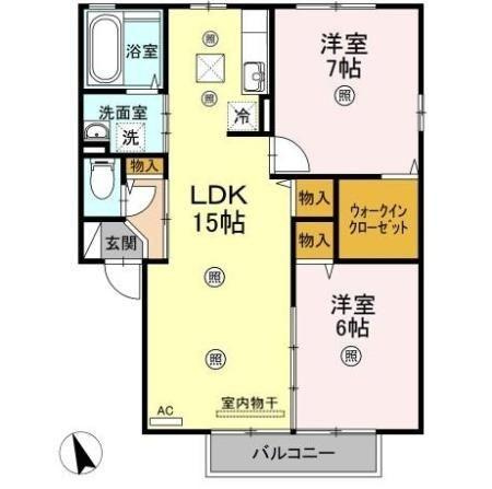 【間取り】 | ラ・ピオーネ