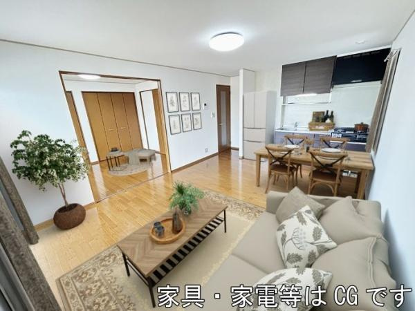 【居間・リビング】 | ひるがお　A棟