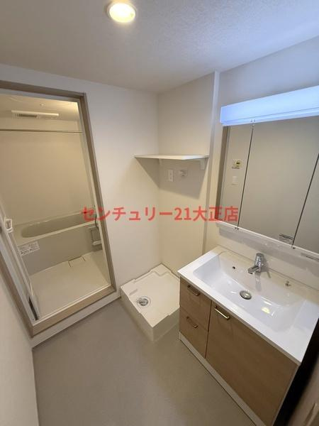 LOFTRIA大正の洗面所