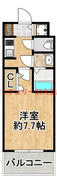 サムティ夕凪LUKSUSの間取り