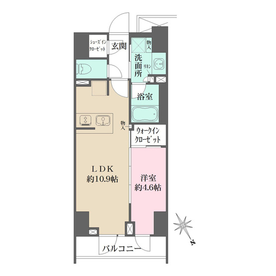 【間取り】 | ルフォンプログレ四谷