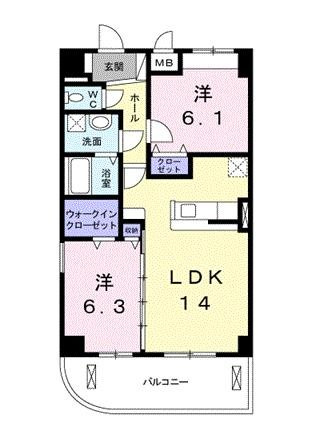 サザンクロスの間取り