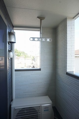 ジュネス　Ａのバルコニー