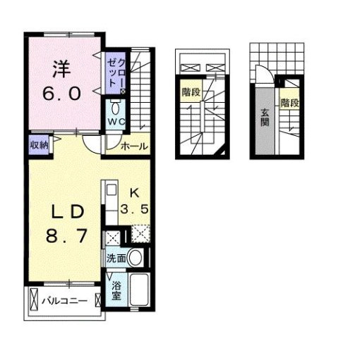 サラスバティ　Ｃの間取り