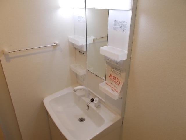 グリーンヒルズの洗面所|忙しい朝には欠かせない洗面所です