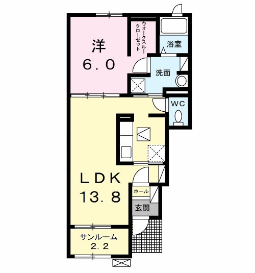 アン　アーブル　Ｂの間取り