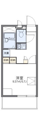 レオパレスカトレアの間取り