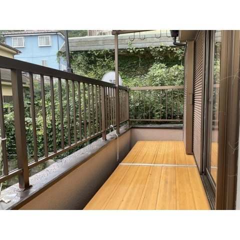 所沢市山口戸建のバルコニー
