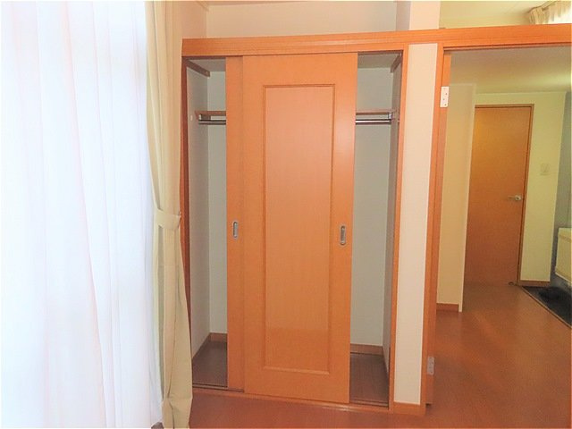 レオパレスヴィラグラン大手の内装|クローゼットあり