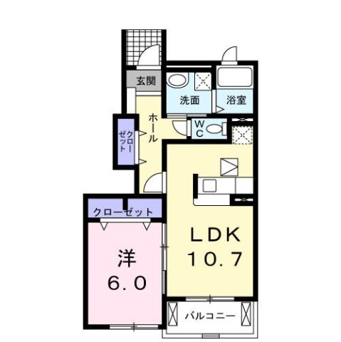 ブルーコルモの間取り