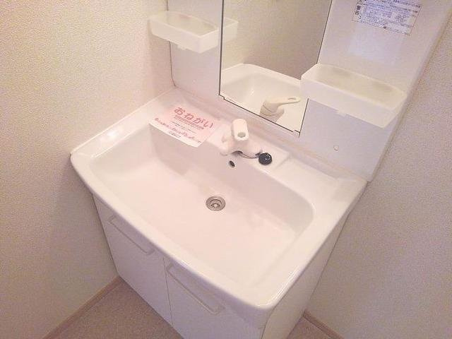 ブルーコルモの洗面所
