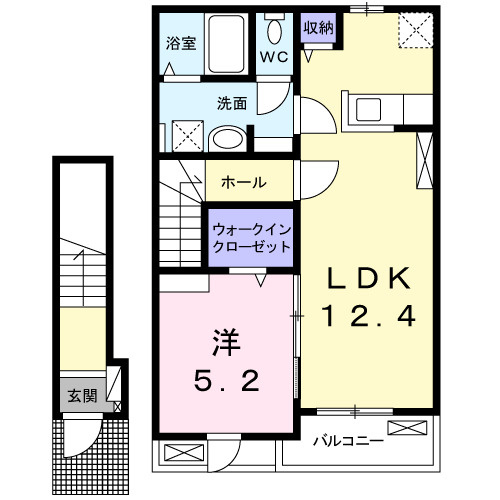 ベル　ソレイユの間取り