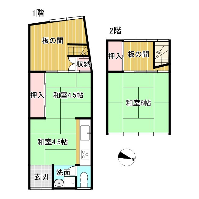 26/9/29NEW　戸建　高山市総和町2丁目の間取り