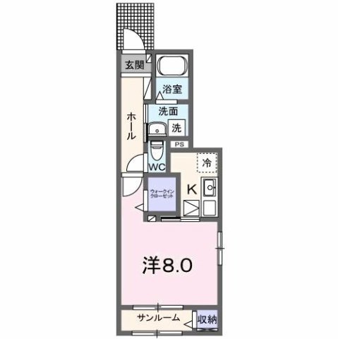 フレーズ　シュクレの間取り