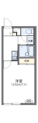 レオパレスグラッツェの間取り