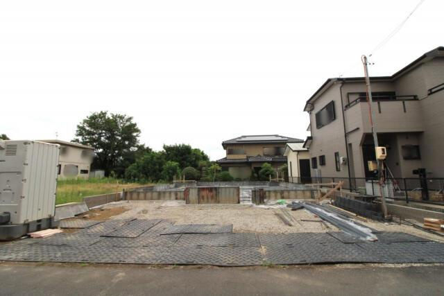 仲介手数料無料）一宮市浅井町前野１棟／１期１号棟の前面道路含む現地写真|9月6日 南から撮影