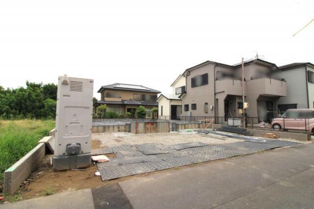 仲介手数料無料）一宮市浅井町前野１棟／１期１号棟の前面道路含む現地写真|9月6日 南西から撮影