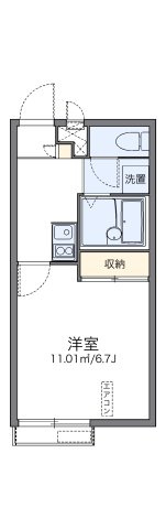 レオパレスメゾンエスエスの間取り