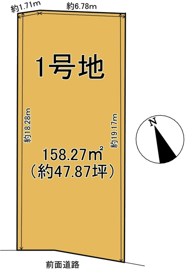 【土地図】 | 大津市今堅田1丁目10付近　分譲地