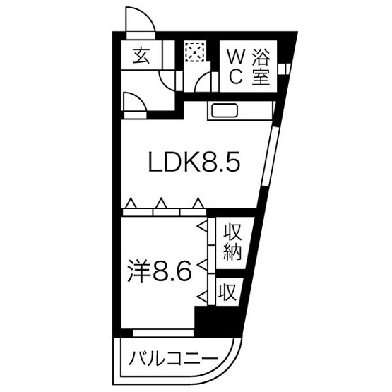 【間取り】 | パルナス栄