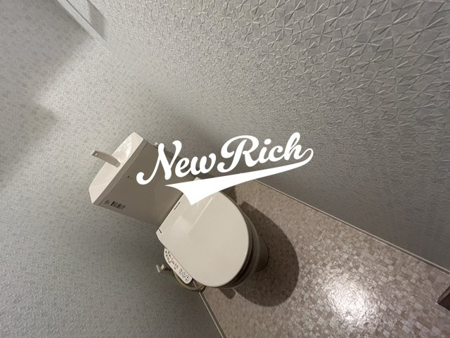 高崎市筑縄町のアパートのトイレ