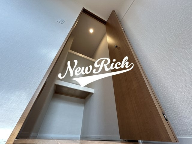 高崎市筑縄町のアパートの収納