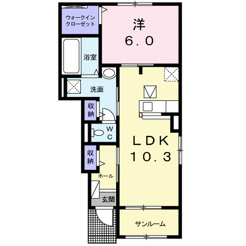 【間取り】 | グランディール　Ⅰ