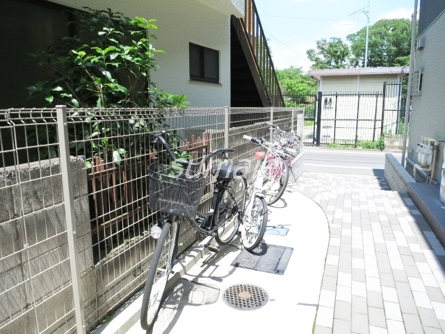 グレイスのその他共用部分|駐輪はこの様にしてあります！！