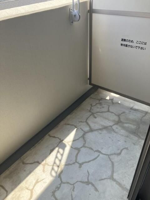 インターパークⅡのバルコニー