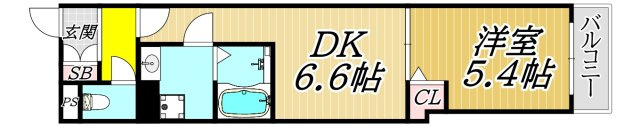 クレアール塚口Ⅱの間取り