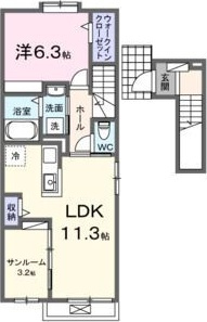 【間取り】 | メゾン　サカエⅣ
