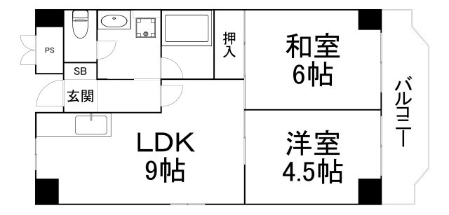 【間取り】 | 日宝ライフ放出西