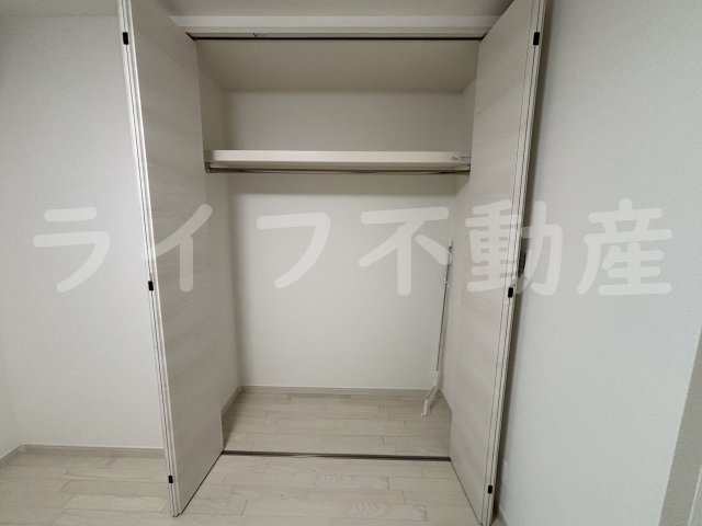 Alivio東大阪Eastの収納|大きなものも収納できそうです