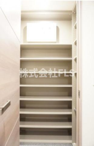 中央区新川２丁目の賃貸マンションの収納