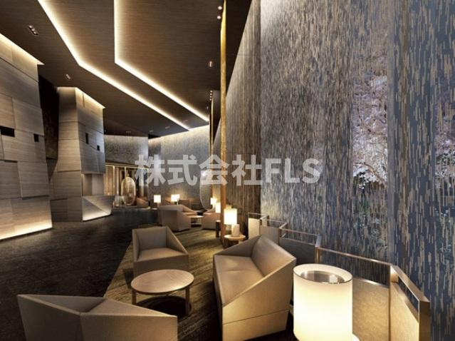 中央区新川２丁目の賃貸マンションのロビー