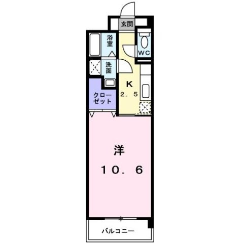 ヴィドゥ　カンパーニュの間取り