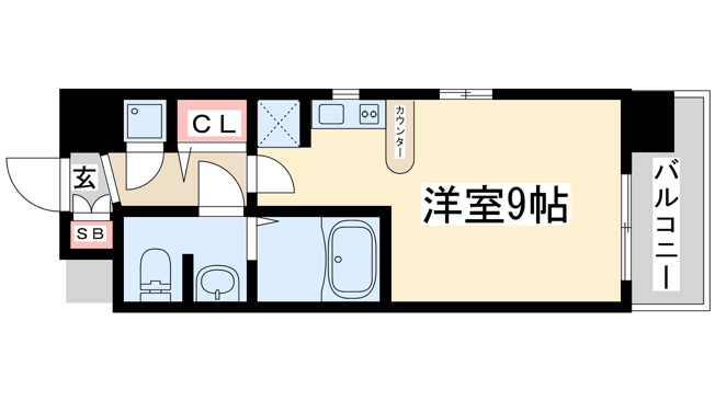 【間取り】 | クレアート新大阪パンループ