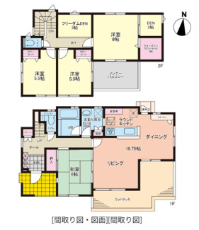 【間取り】 | 福岡県福岡市西区室見が丘３丁目