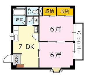 メーゾン植木の間取り