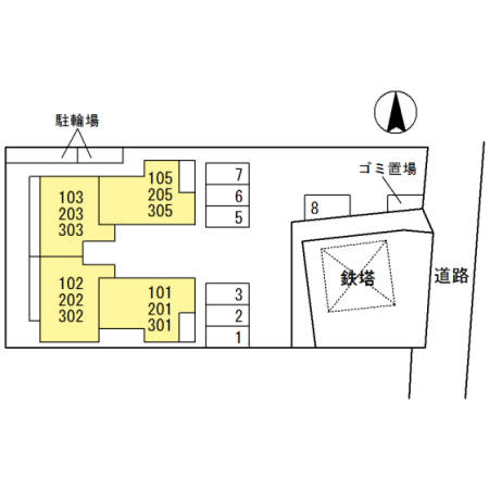 Y's squareの地図
