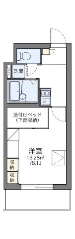 レオパレスウィステリア２の間取り