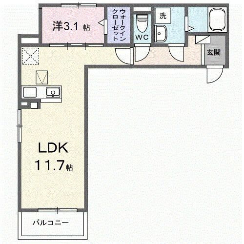 メゾン　リッシュの間取り