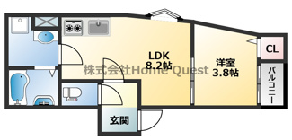 【間取り】 | REGIES近大WEST