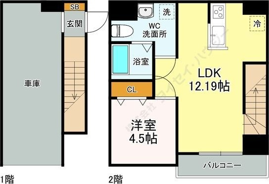 リーブルファイン赤池の間取り