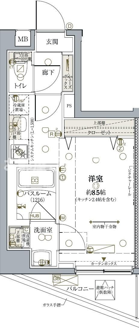 クレヴィスタ板橋ときわ台【おとり物件なし】#学生・社会人にオススメ！初期費用分割払いOK！の間取り
