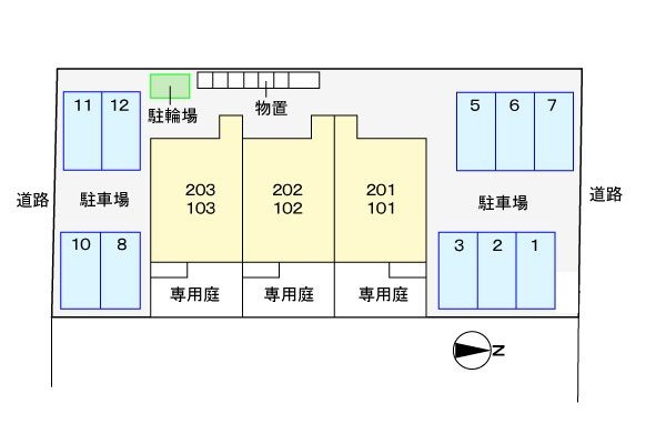 ＧＬＡＳＳ　ＷＩＮＧ　２０００の駐車場